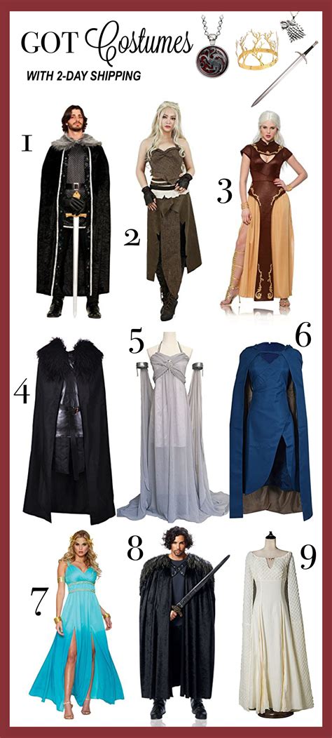 last minute game of thrones costume|Easy ‘Game of Thrones’ Halloween Costumes From Season 5.